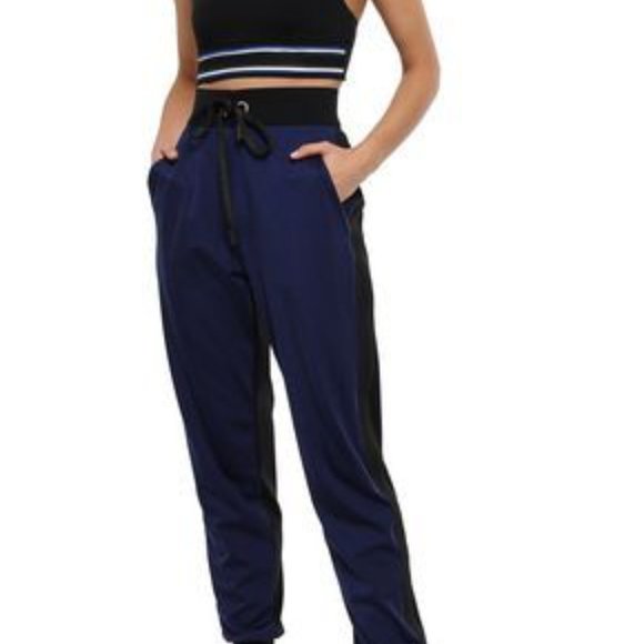 Mahina Pana two-tone stretch track pants - Picture 2 of 3